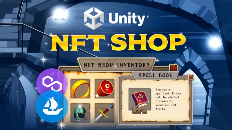 Build an in-game 3D NFT Shop