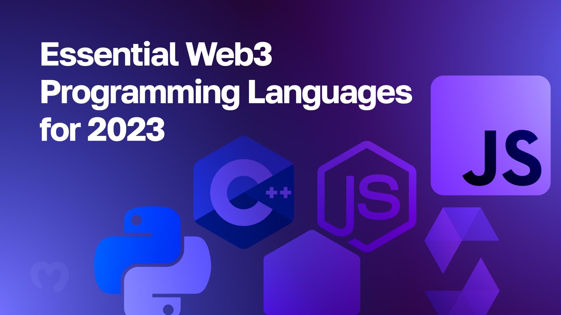 Various web3 programming languages outlined with the essential web3 programming languages for 2023 title above