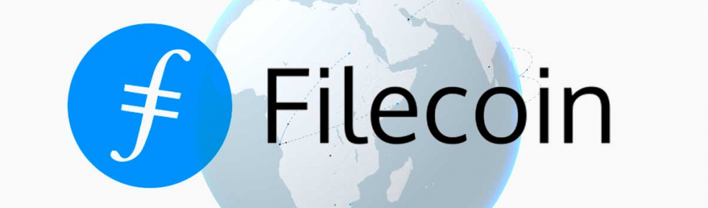 filecoin and the filecoin logo on a globe