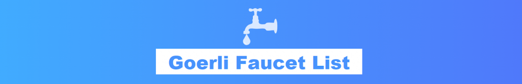 Illustrative image showing a physical faucet acting as a Goerli faucet