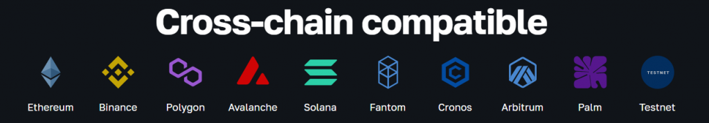 Cross-chain networks compatible with Moralis Streams outlined - Ethereum, BNB Chain, Polygon, Avalanche, Solana, etc.