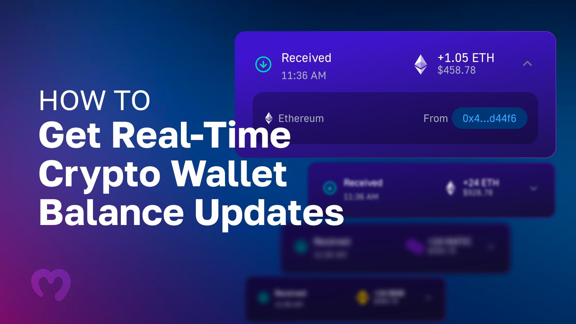 How to Get Real-Time Crypto Wallet Balance Updates