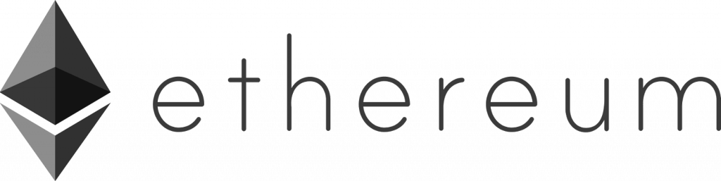Ethereum Logo with Title in Black