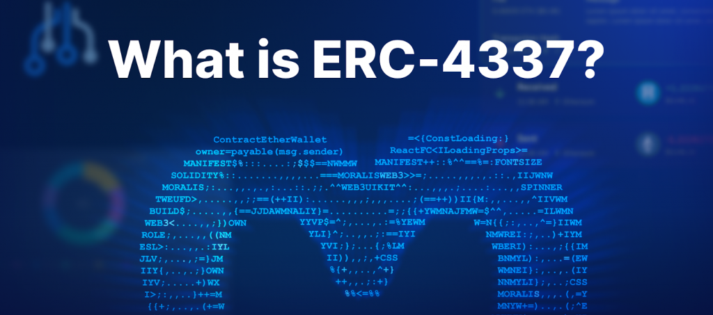Moralis Art Image with title - How Does ERC4337 Work?