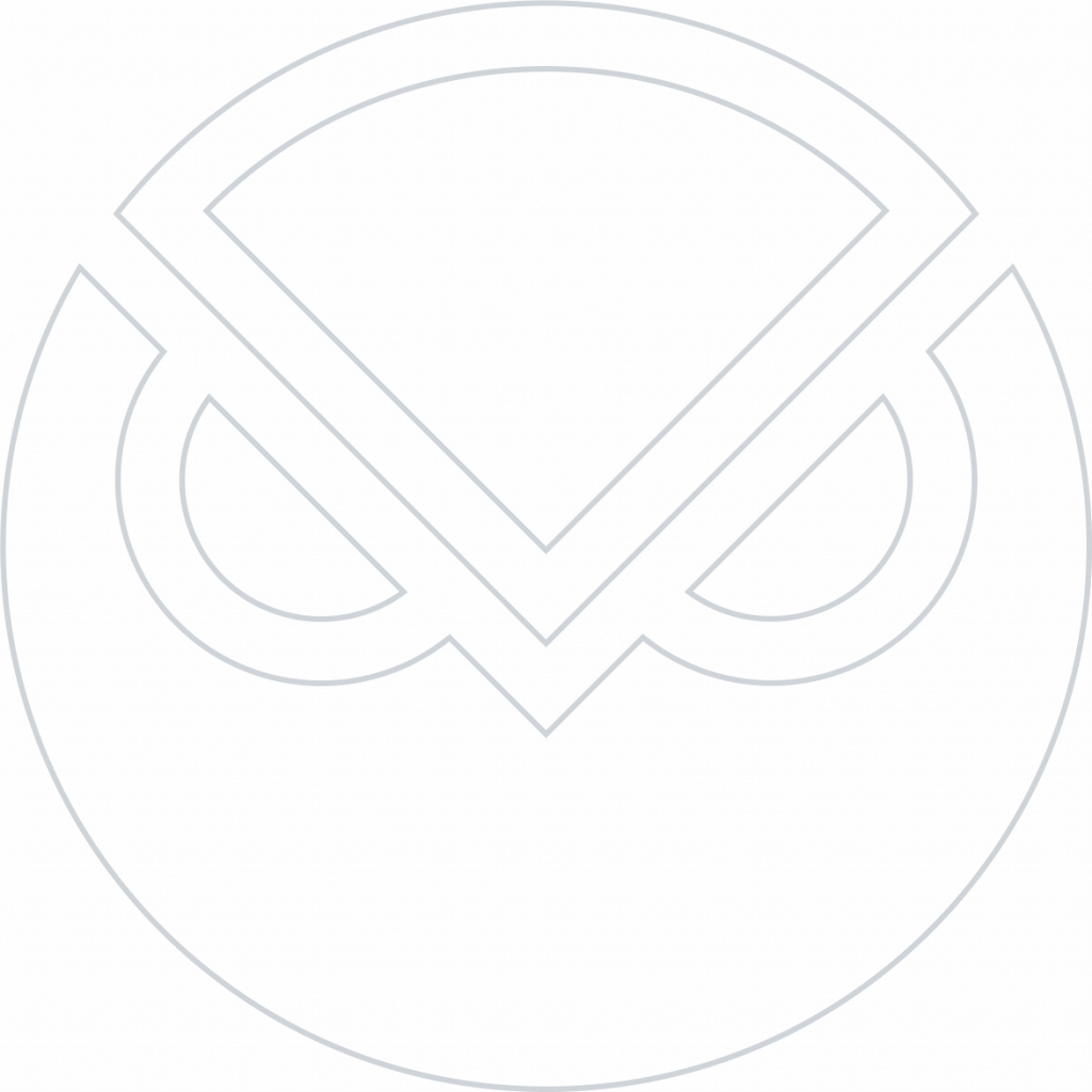 Gnosis Logo in the shape of an owl's face