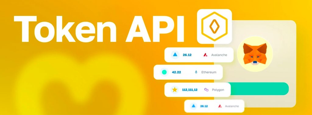 Token API Dapp Store product landing page art image