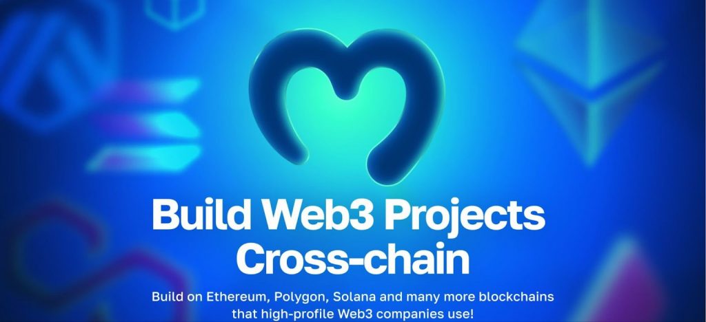 Moralis Logo and title stating Build Web3 Project Cross-Chain