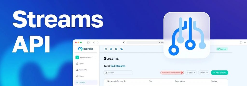 Streams API for decentralized social media platforms development
