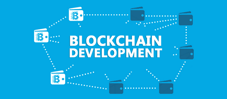 Wallets connected with text: "Blockchain Development."