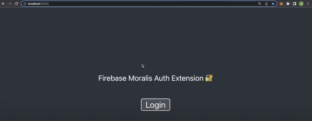 Firebase login with MetaMask example dapp.
