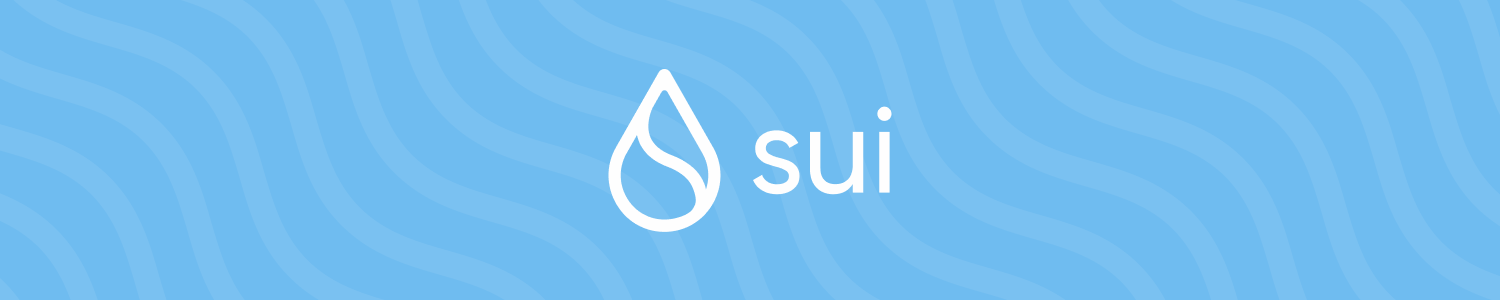 SUI blockchain logo.
