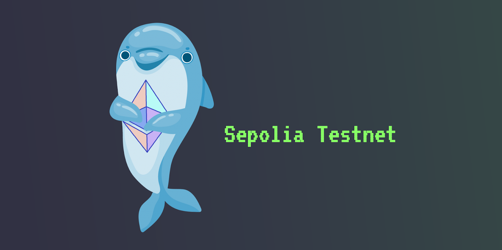 Sepolia testnet logo.
