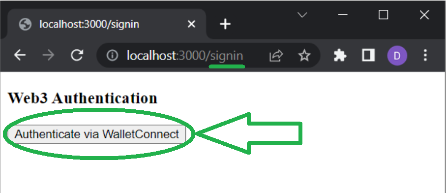 Test WalletConnect modal.