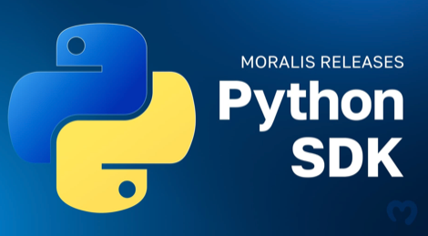 Announcement graphic: Moralis Python SDK.