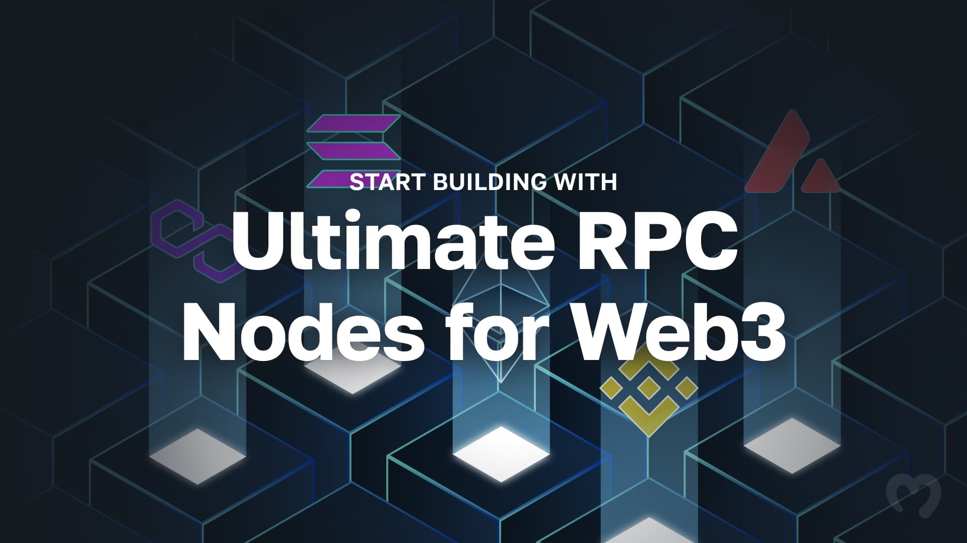 Text: "Ultimate PRC Nodes for Web3"