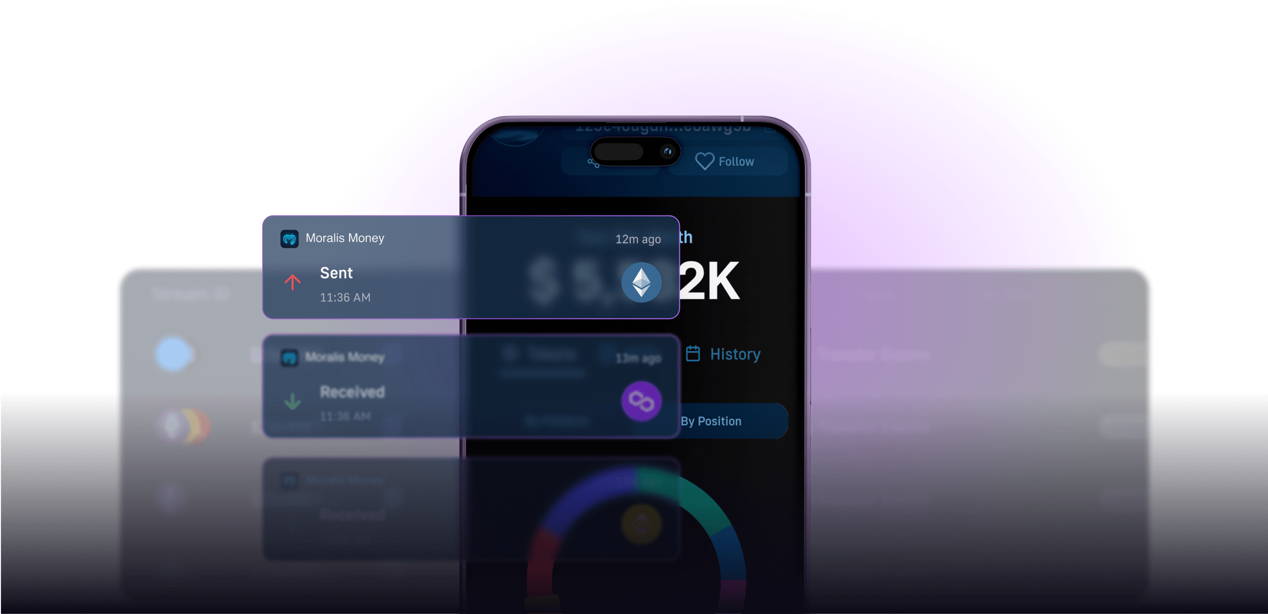 Real-time wallet notifications